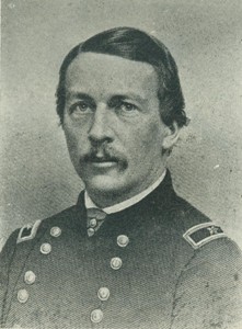 A photograph of John McConihe seated in uniform, c. 1861.  DOI: 1