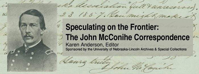 Speculating on the Frontier: The John McConihe Correspondence banner