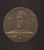 Medal with bust of Wilson on the front.