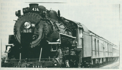 One of the last models of the steam engine locomotives.
