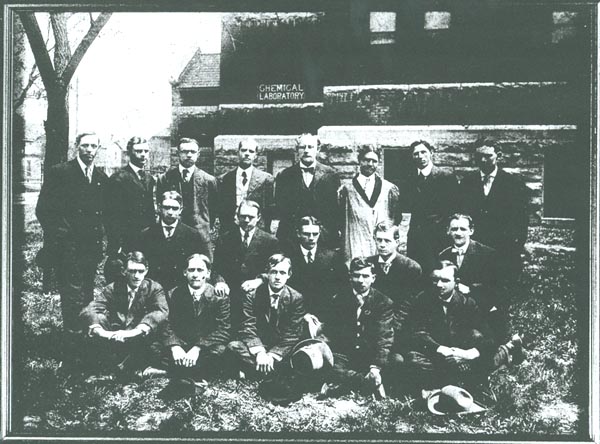 Chemistry Club photo from 1907 Cornhusker