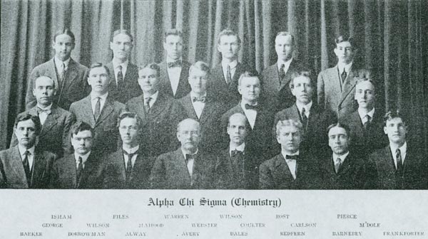 Fraternity photo from 1910 Cornhusker