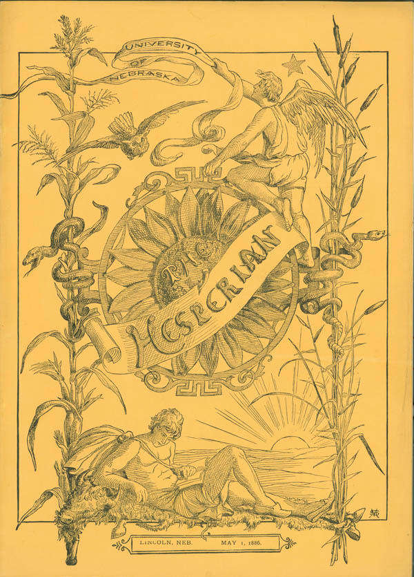 Hesperian Student cover from May 1, 1886.