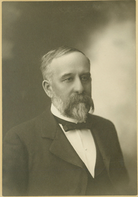 A photograph portrait of Charles Bessey, Professor of Botany and Horticulture.
               DOI: 2008